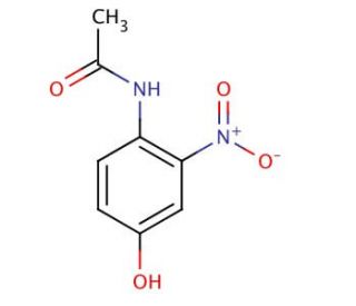 3-Nitro-4-acetamidophenol - chemical structure image