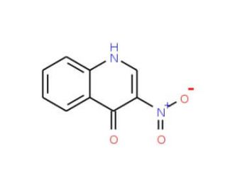 3-Nitro-4-hydroxyquinoline (CAS 50332-66-6) - chemical structure image