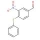 3-Nitro-4-(phenylsulfanyl)benzenecarbaldehyde - chemical structure image