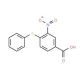 3-nitro-4-(phenylthio)benzoic acid (CAS 37531-36-5) - chemical structure image