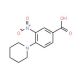 3-Nitro-4-piperidin-1-ylbenzoic acid (CAS 26586-26-5) - chemical structure image