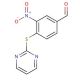 3-Nitro-4-(pyrimidin-2-ylsulfanyl)-benzaldehyde - chemical structure image