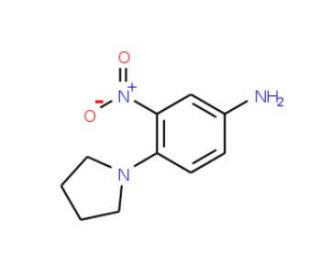 3-Nitro-4-(pyrrolidin-1-yl)aniline - chemical structure image
