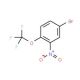 3-Nitro-4-(trifluoromethoxy)bromobenzene (CAS 95668-20-5) - chemical structure image