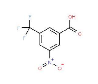 3-Nitro-5-(trifluoromethyl)benzoic acid (CAS 328-80-3) - chemical structure image