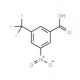 3-Nitro-5-(trifluoromethyl)benzoic acid (CAS 328-80-3) - chemical structure image