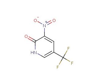 3-nitro-5-(trifluoromethyl)pyridin-2(1H)-one (CAS 33252-64-1) - chemical structure image