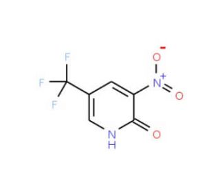 3-Nitro-5-(trifluoromethyl)pyridin-2-ol, 3-Nitro-5-(trifluoromethyl)pyridin-2(1H)-one (CAS 33252-64-1) - chemical structure i