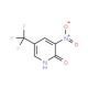 3-Nitro-5-(trifluoromethyl)pyridin-2-ol, 3-Nitro-5-(trifluoromethyl)pyridin-2(1H)-one (CAS 33252-64-1) - chemical structure i