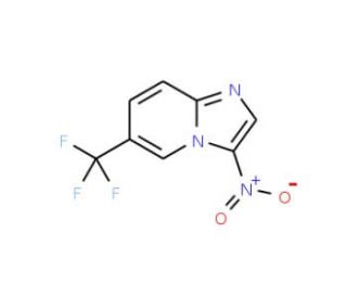 3-Nitro-6-(trifluoromethyl)imidazo[1,2-a]pyridine - chemical structure image