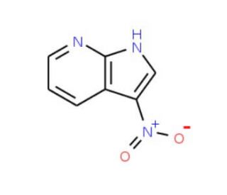 3-Nitro-7-azaindole (CAS 23709-47-9) - chemical structure image