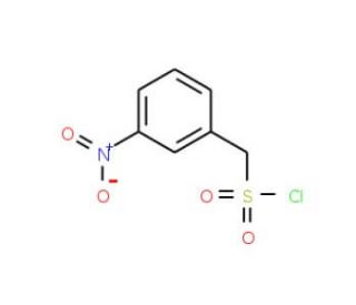 3-Nitro-&alpha;-toluenesulfonyl chloride (CAS 58032-84-1) - chemical structure image
