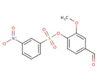 3-Nitro-benzenesulfonic acid 4-formyl-2-methoxy-phenyl ester - chemical structure image