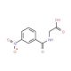 (3-Nitro-benzoylamino)-acetic acid (CAS 617-10-7) - chemical structure image