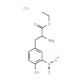 3-Nitro-L-tyrosine ethyl ester hydrochloride (CAS 66737-54-0) - chemical structure image