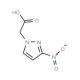 (3-Nitro-pyrazol-1-yl)-acetic acid (CAS 887408-81-3) - chemical structure image