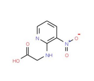 (3-Nitro-pyridin-2-ylamino)-acetic acid (CAS 118807-77-5) - chemical structure image