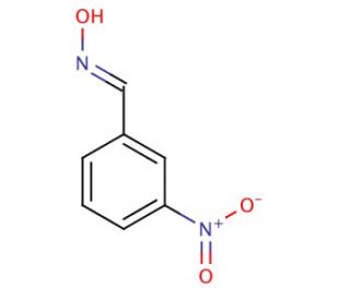 3-Nitrobenzaldoxime (CAS 3431-62-7) - chemical structure image