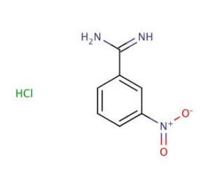 3-Nitrobenzamidine hydrochloride (CAS 56406-50-9) - chemical structure image