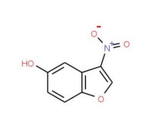 3-Nitrobenzo[b]furan-5-ol (CAS 126318-27-2) - chemical structure image