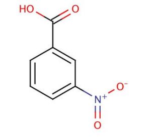 3-Nitrobenzoic acid (CAS 121-92-6) - chemical structure image