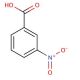3-Nitrobenzoic acid (CAS 121-92-6) - chemical structure image