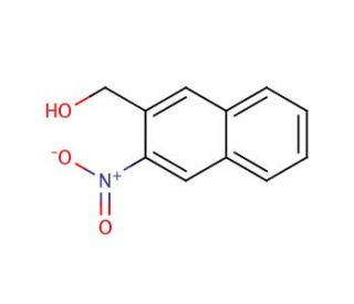 3-Nitronaphthalene-2-methanol (CAS 73428-04-3) - chemical structure image