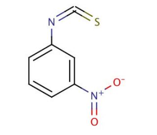 3-Nitrophenyl isothiocyanate (CAS 3529-82-6) - chemical structure image