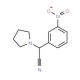 (3-Nitrophenyl)(pyrrolidin-1-yl)acetonitrile - chemical structure image