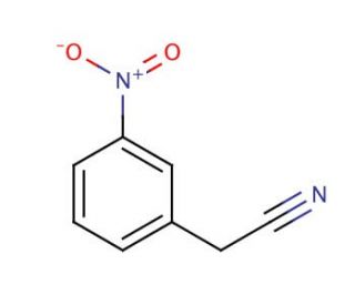 3-Nitrophenylacetonitrile (CAS 621-50-1) - chemical structure image
