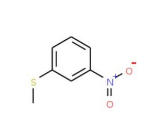 3-Nitrothioanisole (CAS 2524-76-7) - chemical structure image