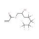 3-(Nonafluorobutyl)-2-hydroxypropyl acrylate (CAS 98573-25-2) - chemical structure image