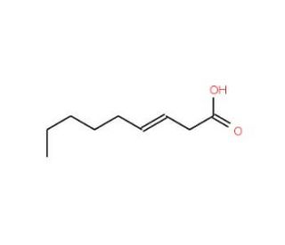 3-Nonenoic Acid (CAS 4124-88-3) - chemical structure image
