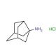 3-Noradamantanamine hydrochloride (CAS 86128-83-8) - chemical structure image