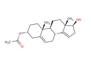 3-O-Acetyl 5,14-Androstadiene-3&alpha;,17&alpha;-diol - chemical structure image