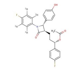 3-O-Acetyl Ezetimibe-d4 - chemical structure image