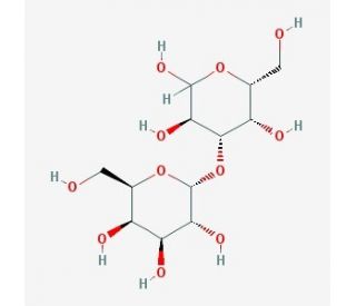 3-O-(&alpha;-D-Galactopyranosyl)-D-galactose (CAS 13168-24-6) - chemical structure image