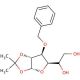 3-O-Benzyl-1,2-O-isopropylidene-a-D-glucofuranose (CAS 210100-63-3) - chemical structure image