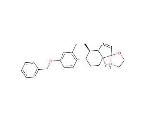 3-O-Benzyl 15,16-Dehydro Estrone Monoethylene Ketal - chemical structure image