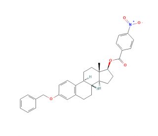 3-O-Benzyl 17&alpha;-Estradiol 17-O-(4-Nitrobenzoate) (CAS 229486-10-6) - chemical structure image