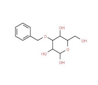 3-O-Benzyl-D-glucopyranose (CAS 10230-17-8) - chemical structure image