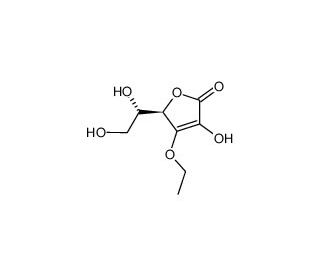 3-O-Ethyl-L-ascorbic acid (CAS 86404-04-8) - chemical structure image