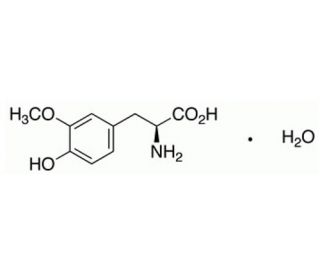 3-O-Methyl-L-DOPA Monohydrate (CAS 200630-46-2) - chemical structure image