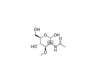 3-O-Methyl-N-acetyl-D-glucosamine (CAS 94825-74-8) - chemical structure image