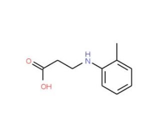 3-o-Tolylamino-propionic acid (CAS 23947-32-2) - chemical structure image