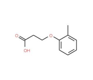 3-o-Tolyloxy-propionic acid (CAS 25173-35-7) - chemical structure image