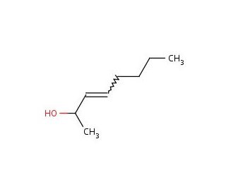 3-Octen-2-ol (CAS 76649-14-4) - chemical structure image