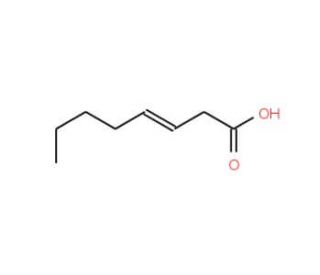 3-Octenoic Acid (CAS 1577-19-1) - chemical structure image