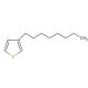 3-Octylthiophene (CAS 65016-62-8) - chemical structure image