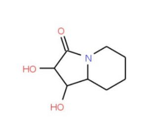 3-Oxo-(&minus;)-lentiginosine (CAS 160169-49-3) - chemical structure image